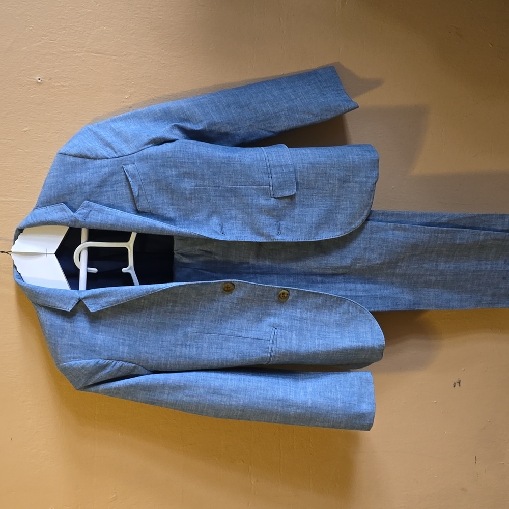 Jcrew Boys Chambray Suit